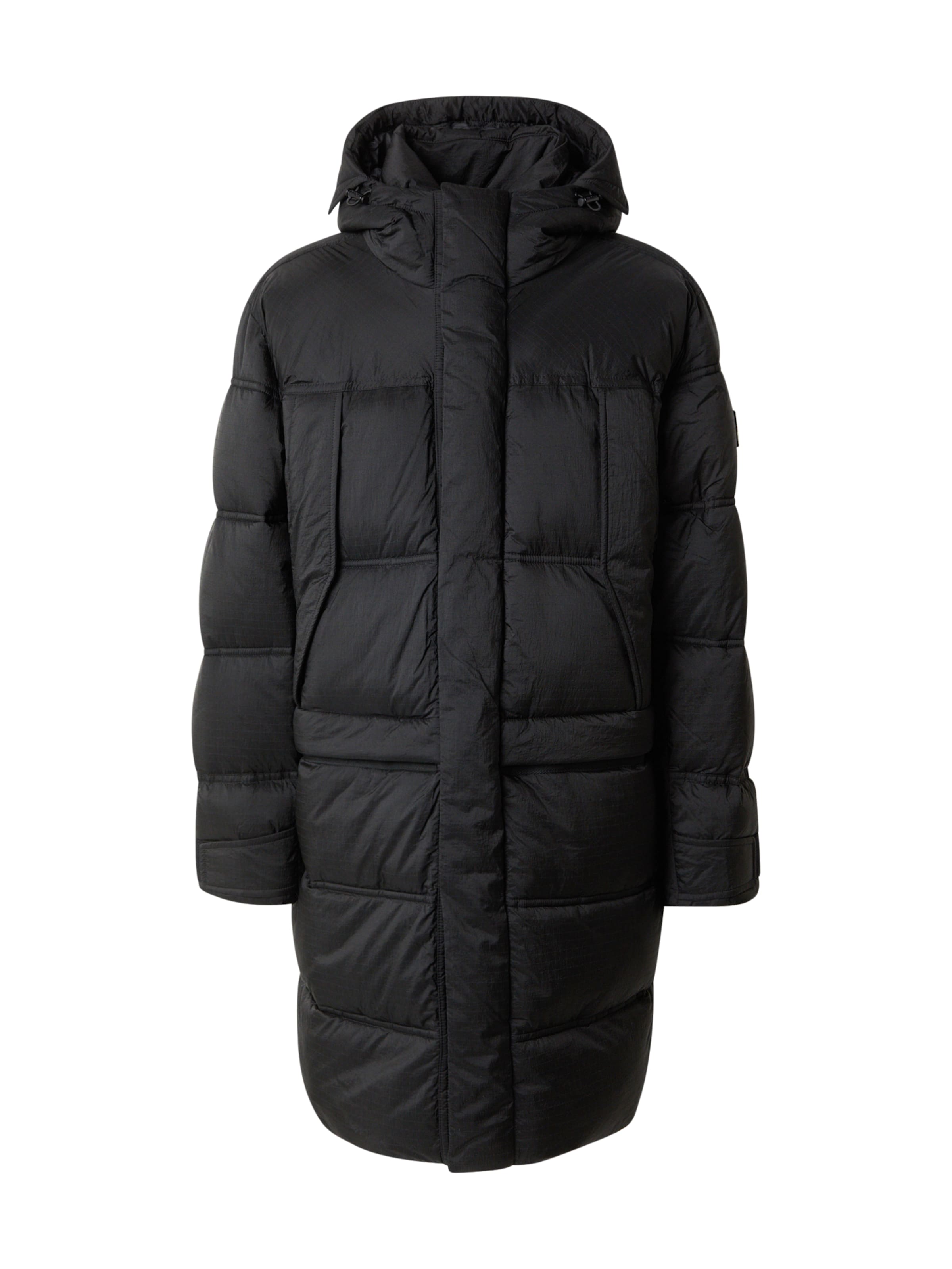 BOSS Átmeneti kabátok 'Olomis1' - fekete: elől