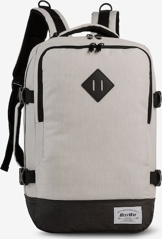 Worldpack Backpack in White: front