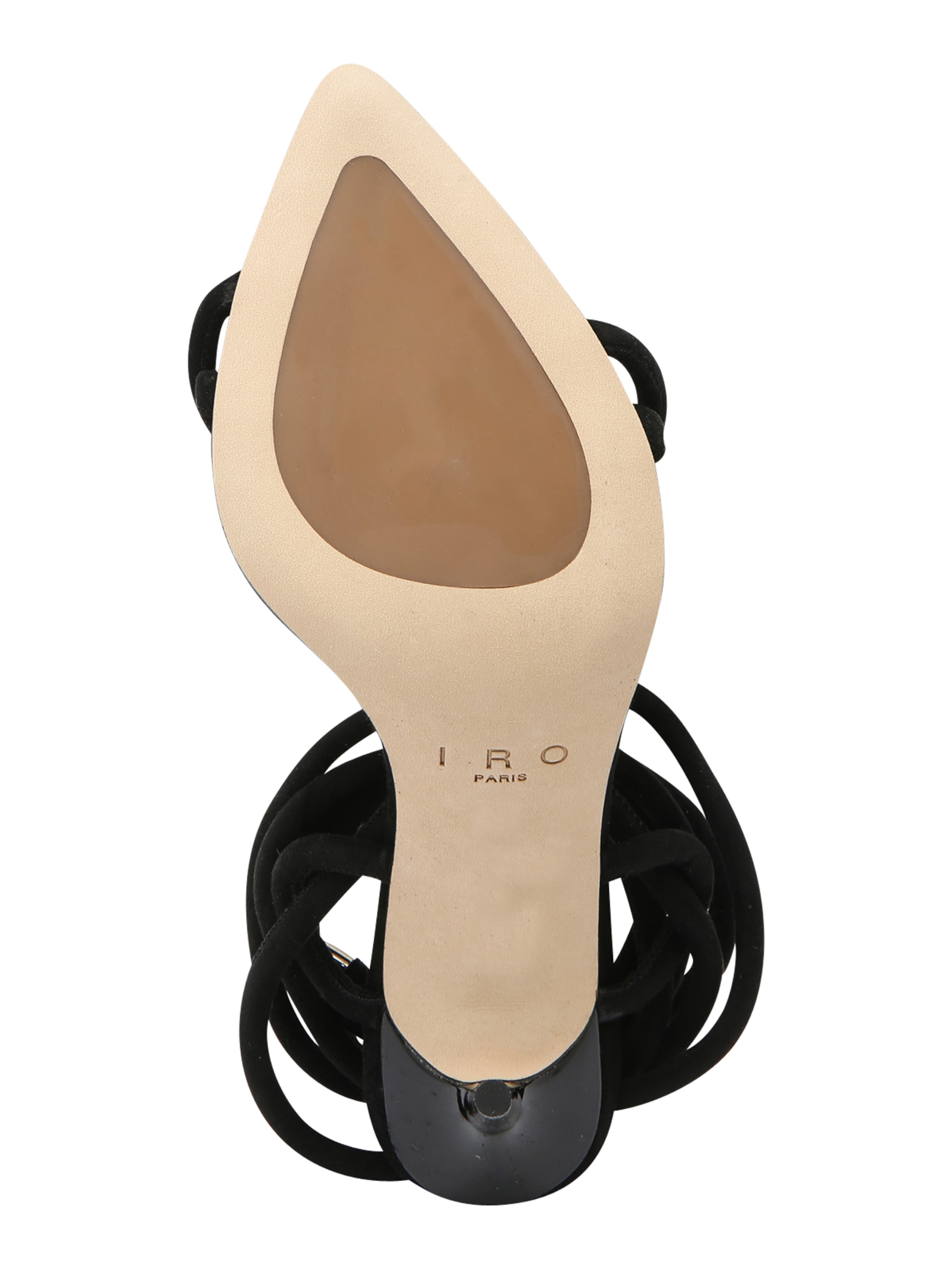 IRO Sandały z rzemykami w kolorze czarny