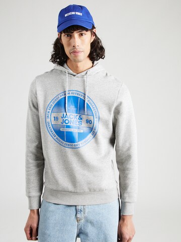 JACK & JONES Sweatshirt 'RIO' in Grijs: voorkant