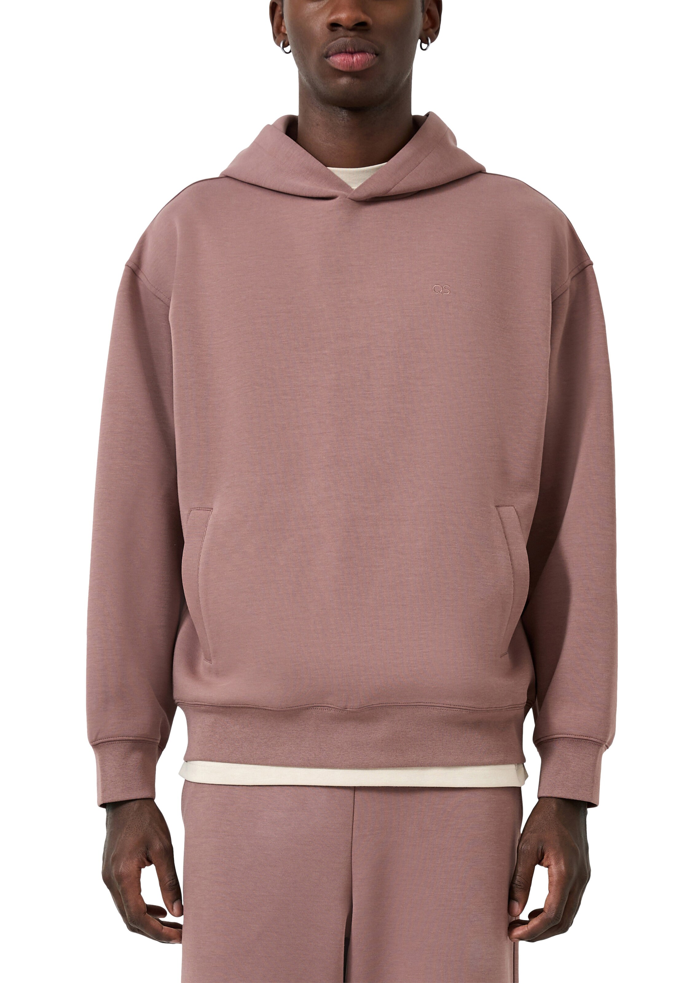 Sweat-shirt QS en marron