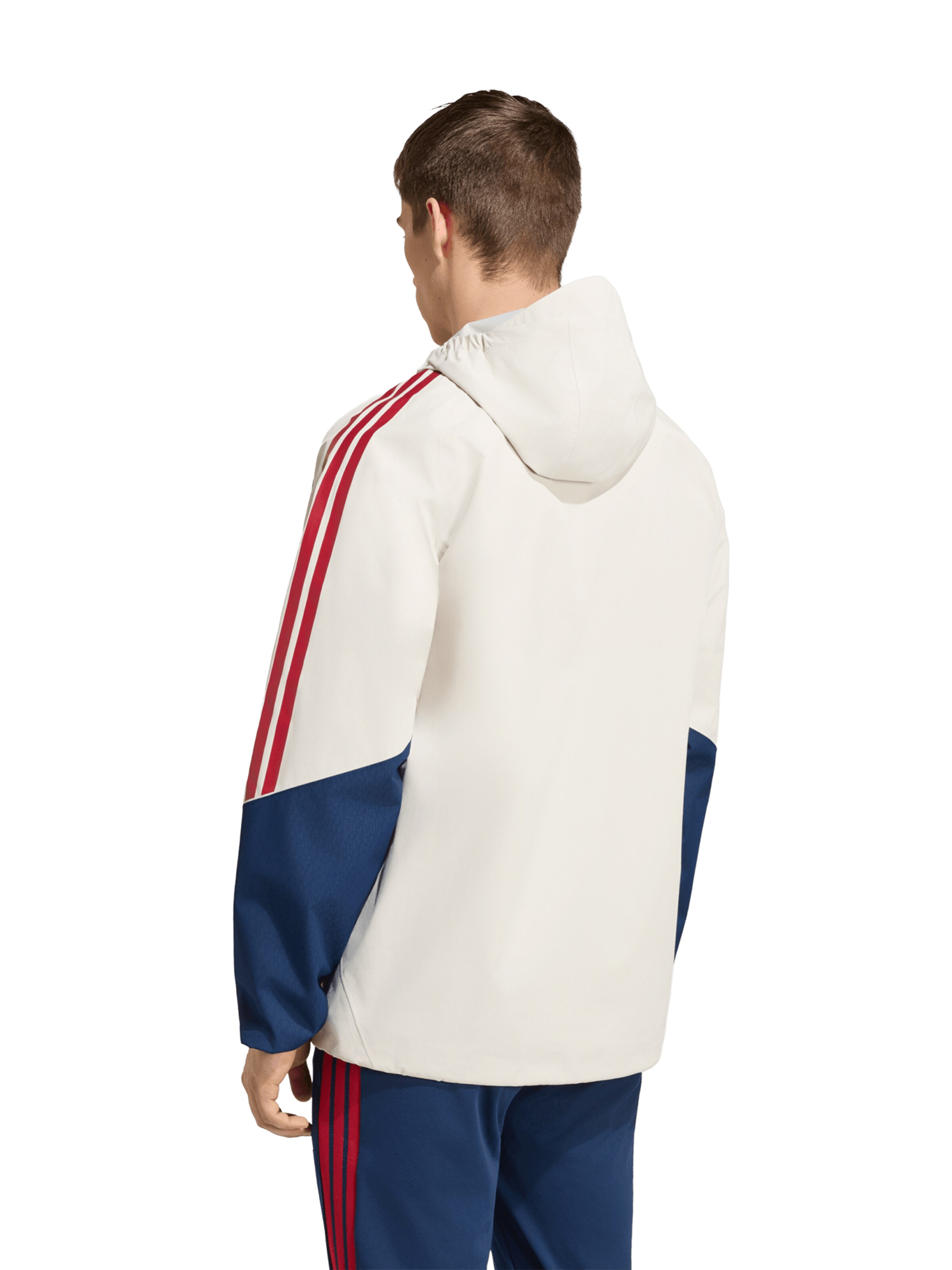 ADIDAS PERFORMANCE Regenjacke Teamline in Weiß