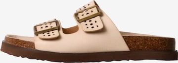 Super Mode Pantolette in Beige: Vorderseite