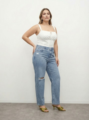 CITA MAASS - regular Vaquero 'Rea' en azul