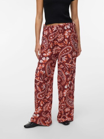 VERO MODA Baggy Broek 'Nellie' in Rood