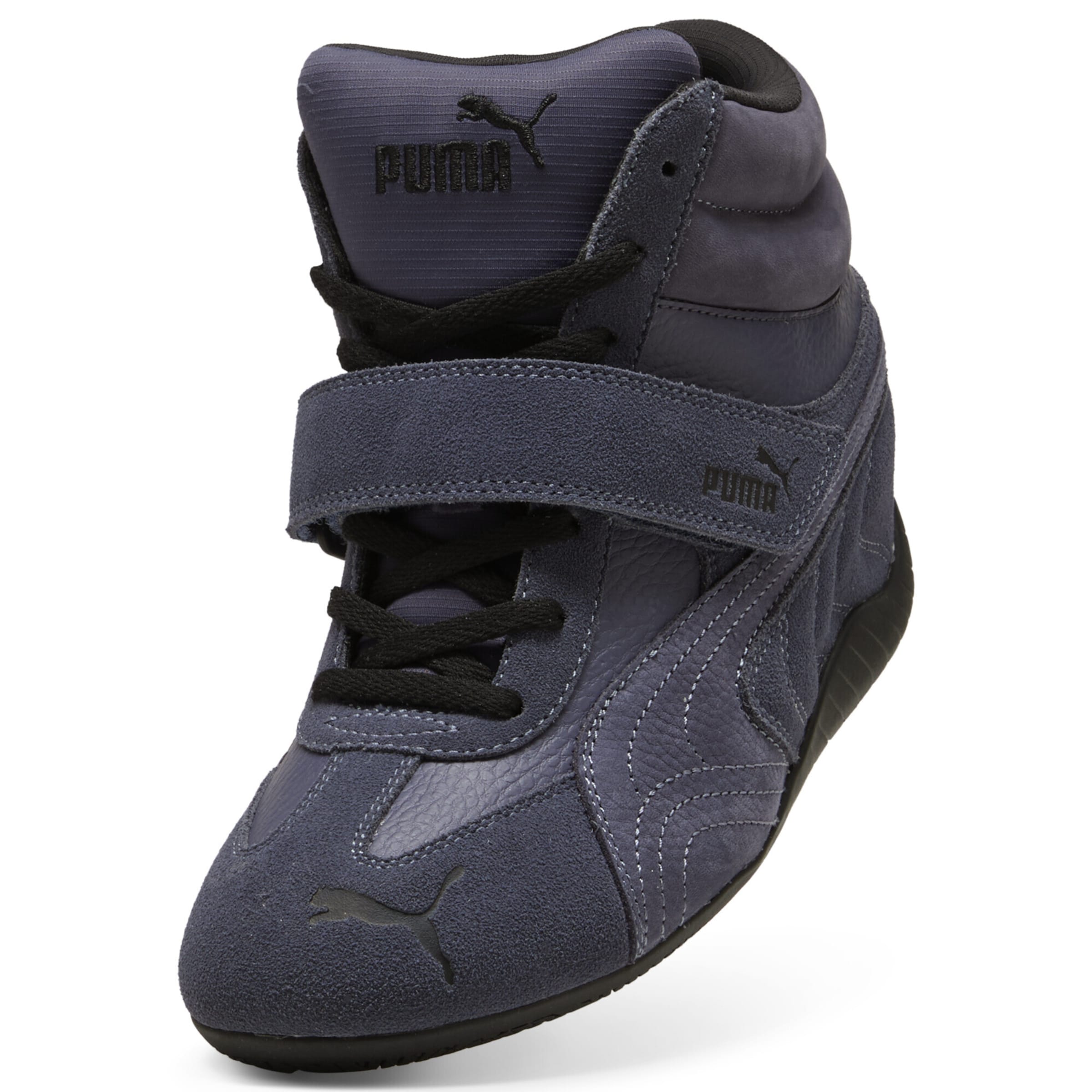 PUMA Sneakers hoog in Grijs: voorkant