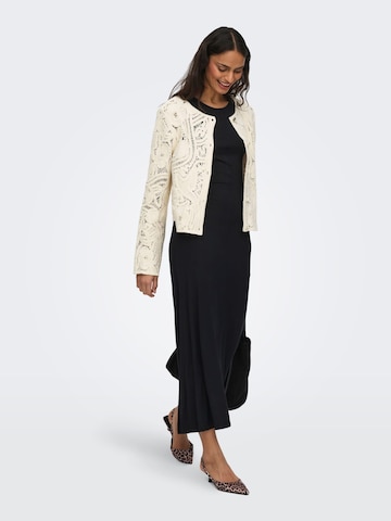 Jaqueline de Yong Gebreid vest 'Zanka' in Beige