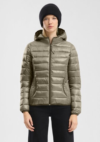 QS Between-season jacket in Green: front