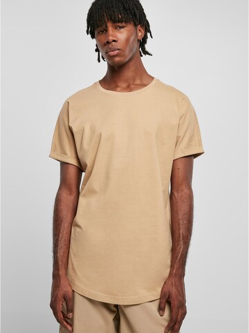 T-Shirt Urban Classics en beige : devant