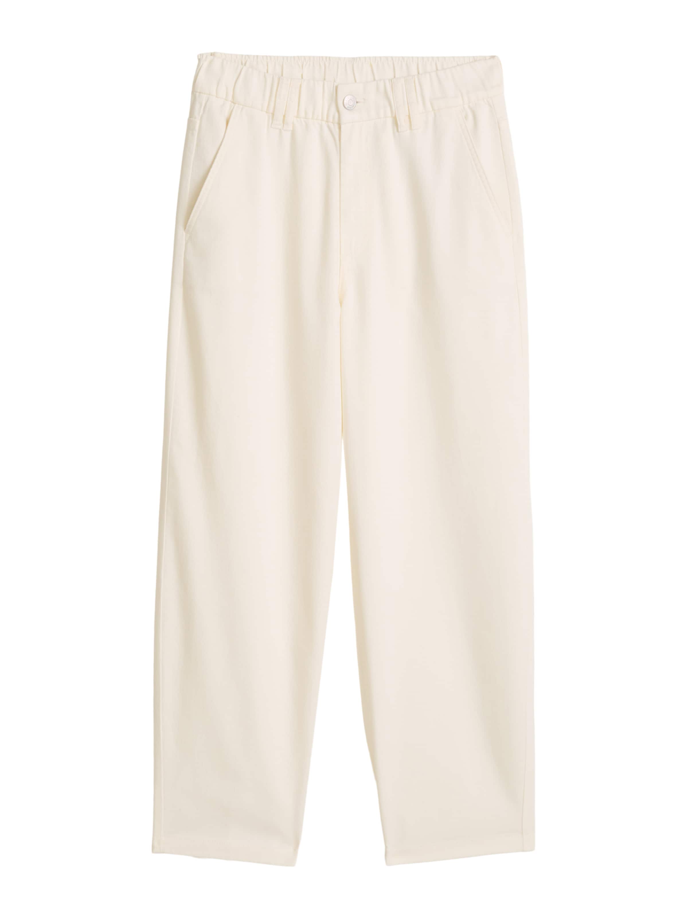 Marc O'Polo DENIM Barrel Hose in Weiß: Vorderseite