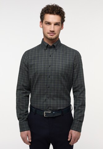 ETERNA Slim fit Business Shirt in Blue: front