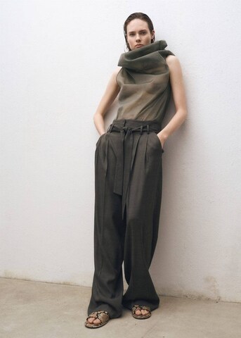 MANGO Blouse 'Bruixa' in Green