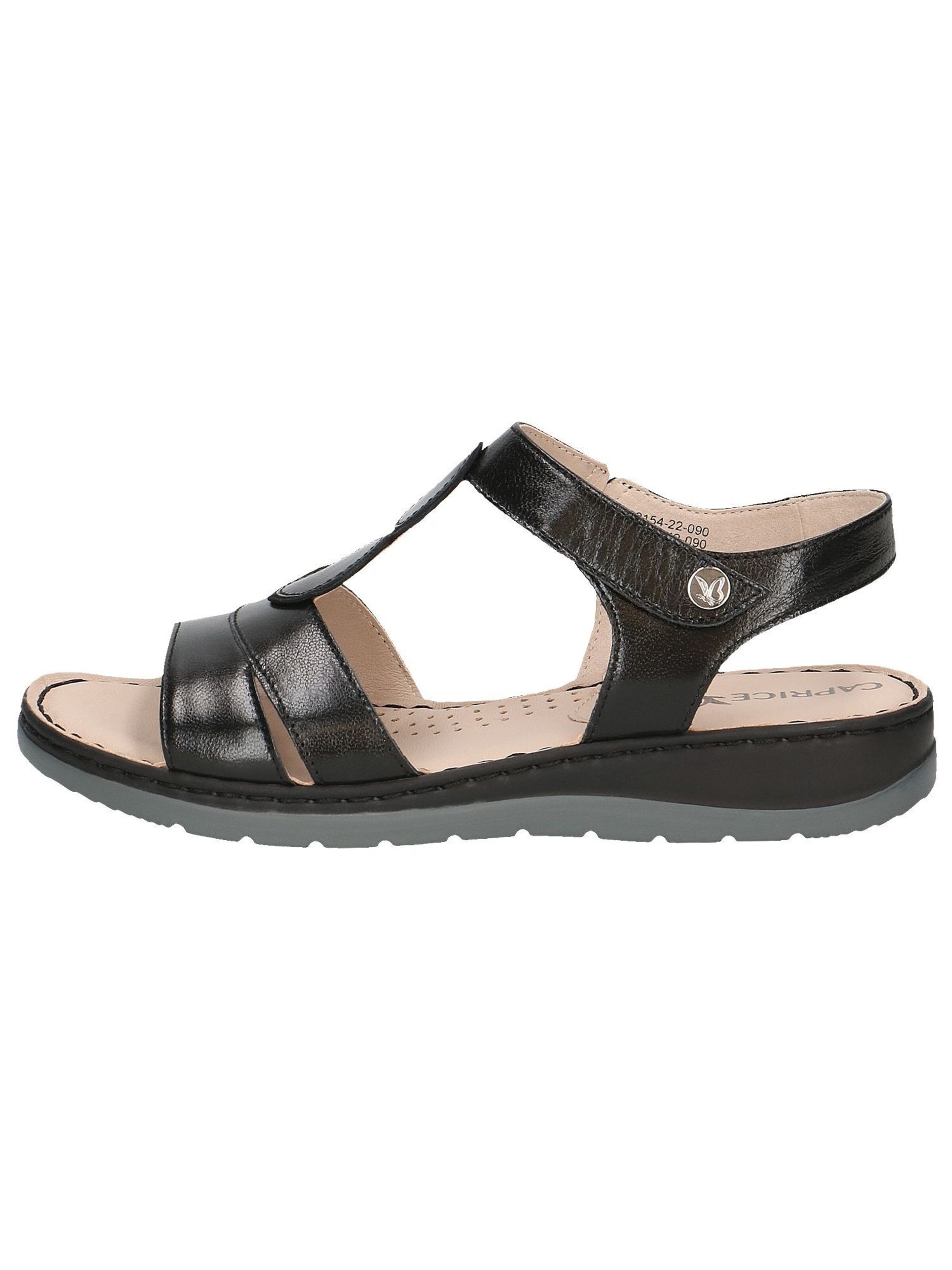 CAPRICE Sandale in Schwarz