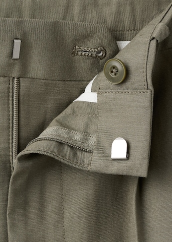 MANGO MAN Slimfit Hose 'Delave' in Grün