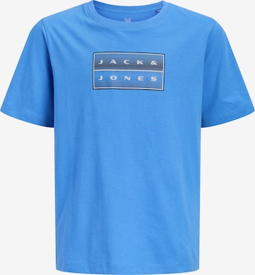 Jack & Jones Junior Тениска 'JCOFusion' в синьо: отпред