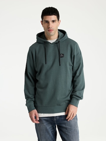 Sweat-shirt 'Ronny' CHASIN' en vert : devant