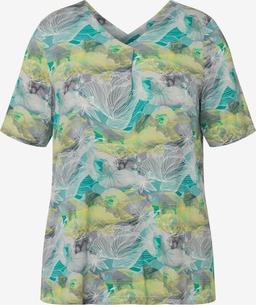 T-shirt Ulla Popken en vert : devant