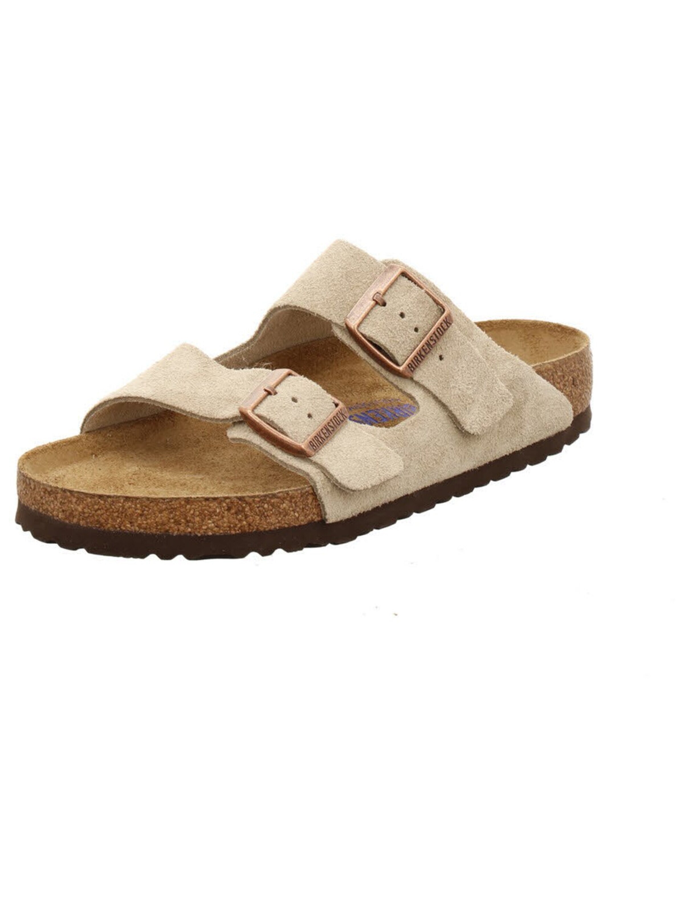 BIRKENSTOCK Pantolette 'Pantolette Damen 951301 Echtleder in beige'‌‌‌‌ in 42 in beige, Produktansicht