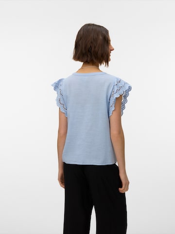 VERO MODA Bluzka w kolorze niebieski