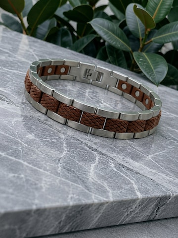 Holzwerk Armband 'GORINSEE'‌‌‌ in Silber