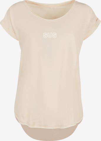F4NT4STIC Shirt 'SUS' in Beige: Vorderseite