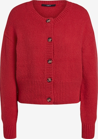 SET Knit Cardigan in Red: front