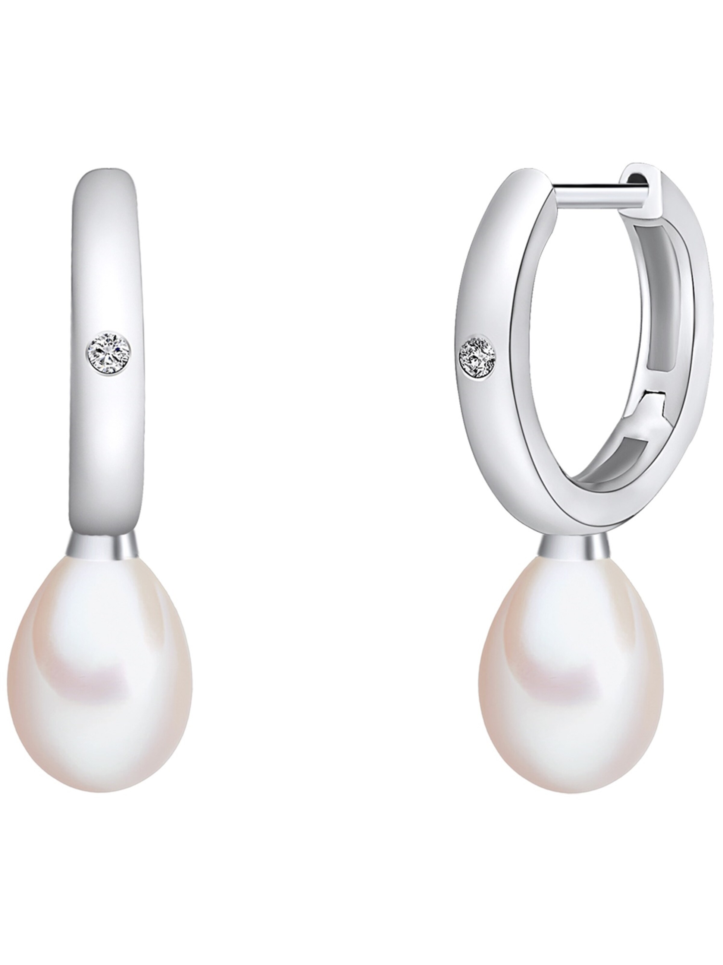 Lulu & Jane Earrings in Silver: front