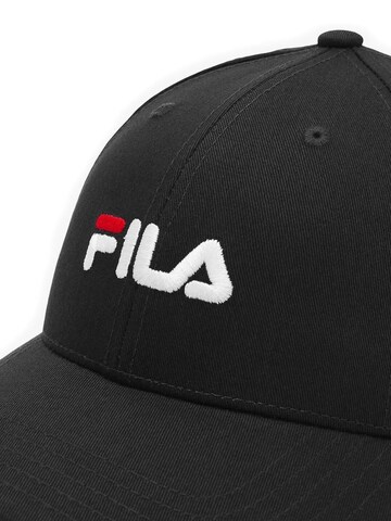 FILA Pet 'Basic Logo Cap' in Zwart