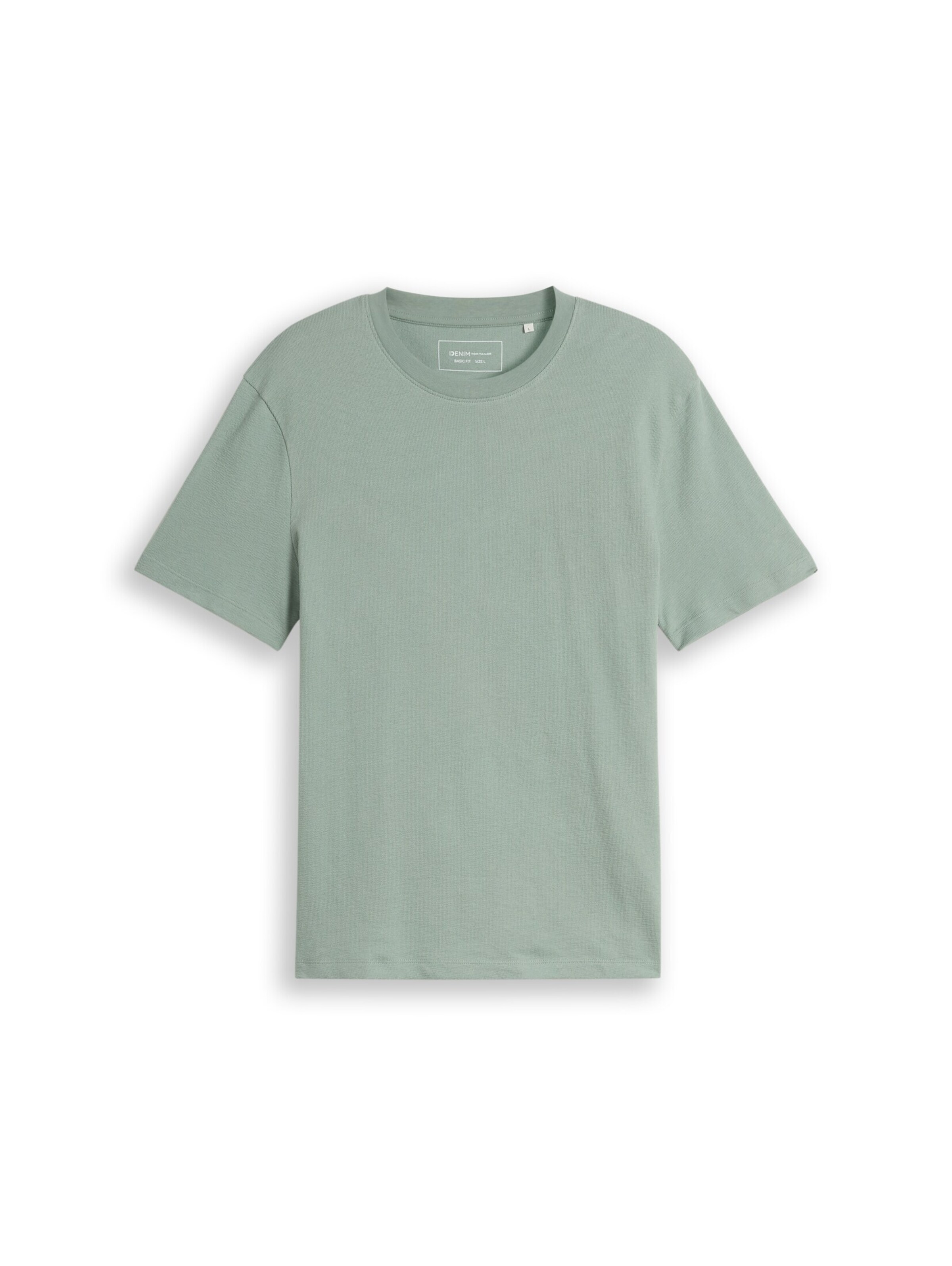TOM TAILOR DENIM Shirt 'Terry' in Groen: voorkant