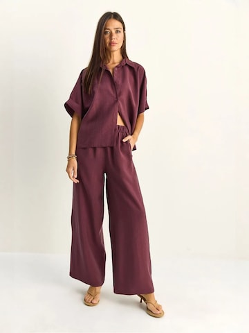 Bianco Lucci - Roupa de casa 'Zweiteiliges Set' em roxo