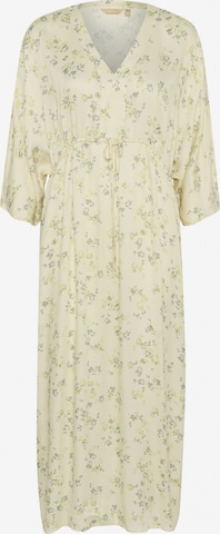 CULTURE Jurk 'Billie' in Geel: voorkant