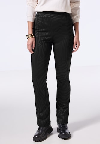 Street One Studio Boot cut Pants in Black: front