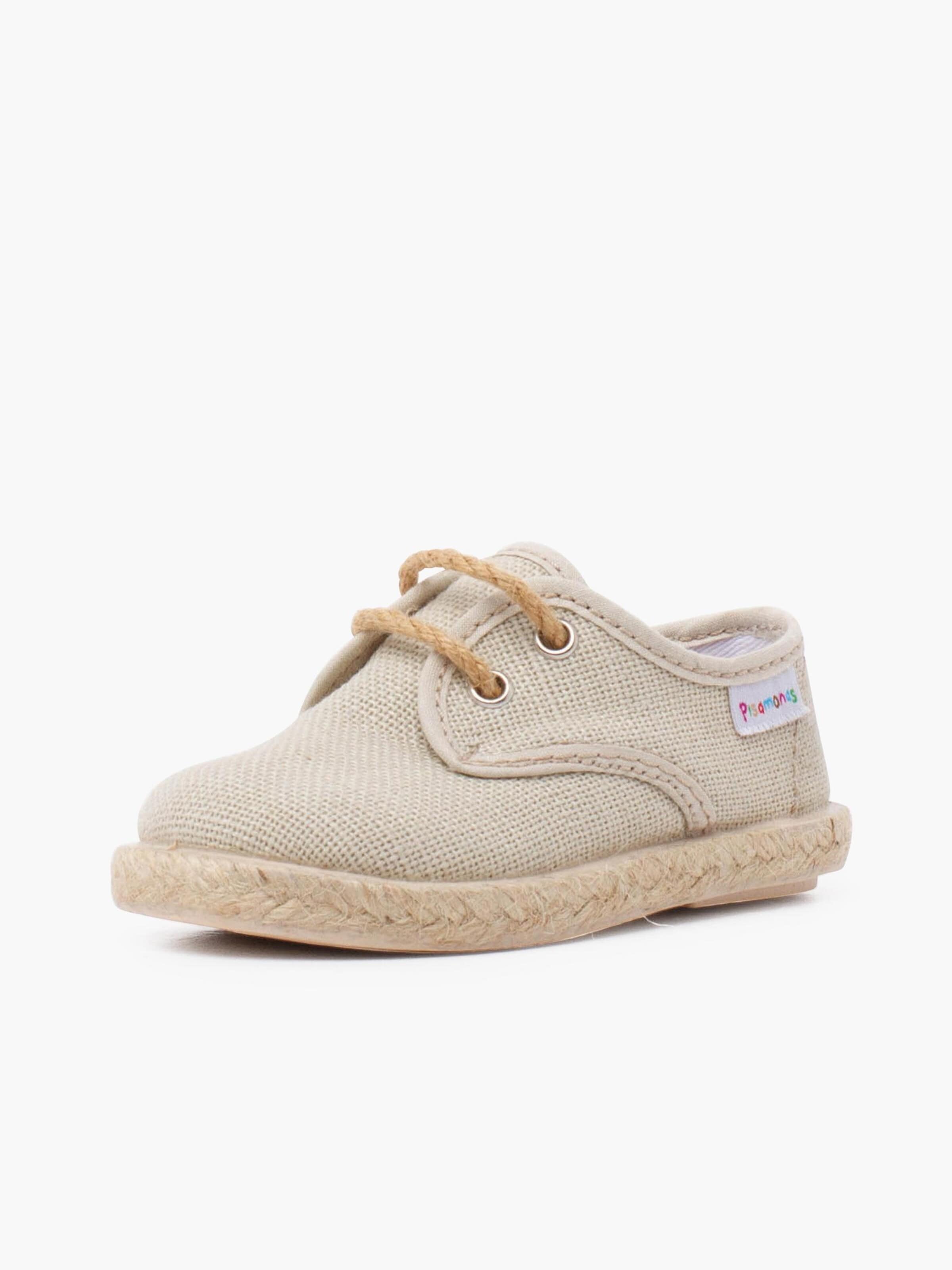 Baskets Pisamonas en beige : devant