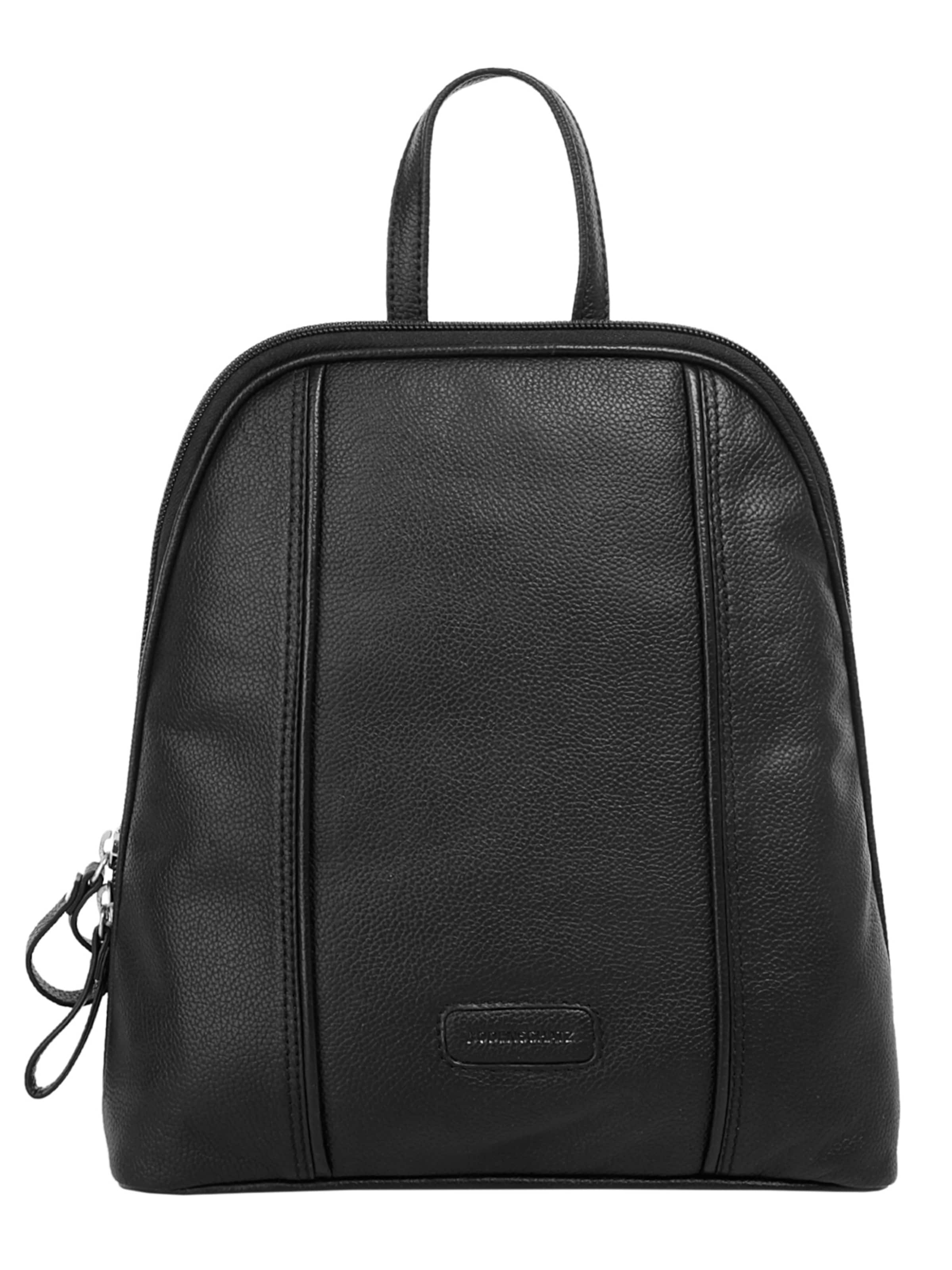 BODENSCHATZ Backpack in Black: front