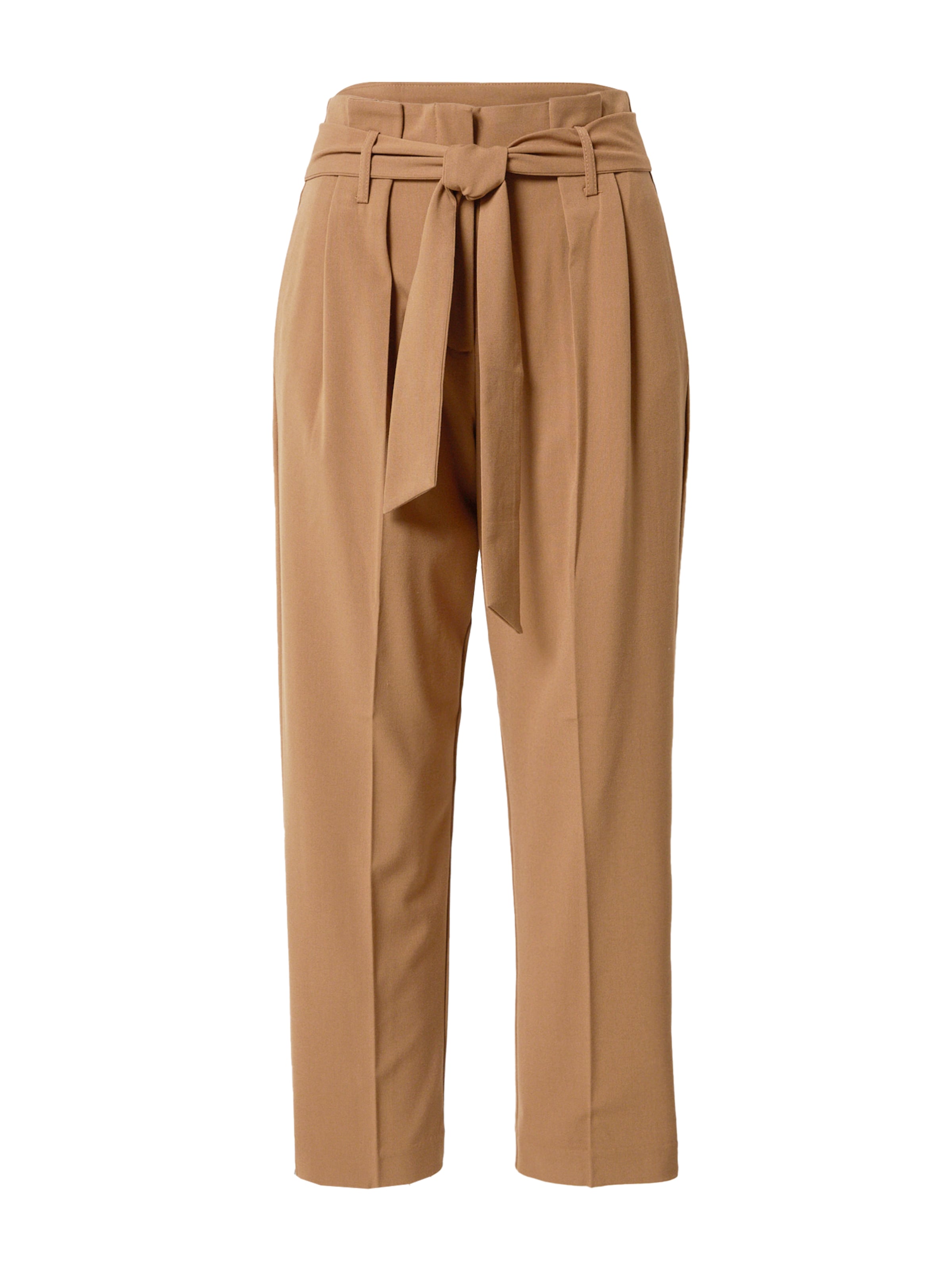 b.young Loose fit Pleat-Front Pants 'DANTA' in Brown: front