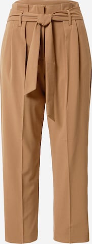 b.young Pleat-Front Pants 'DANTA' in Brown: front