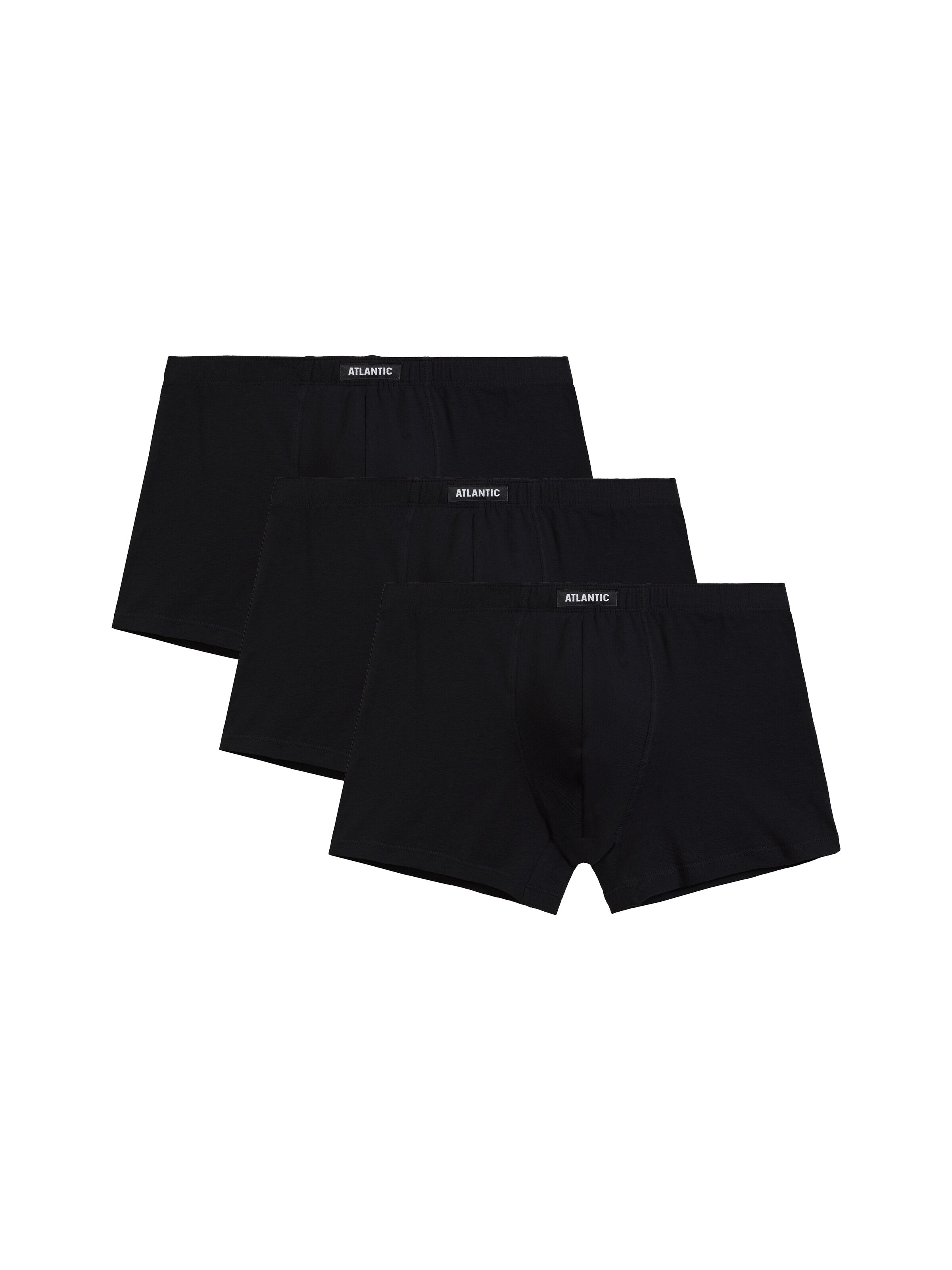 Atlantic Boxer shorts 'ATLANTIC' in Black: front