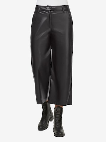 Wide Leg Pantalon Rick Cardona by heine en noir : devant