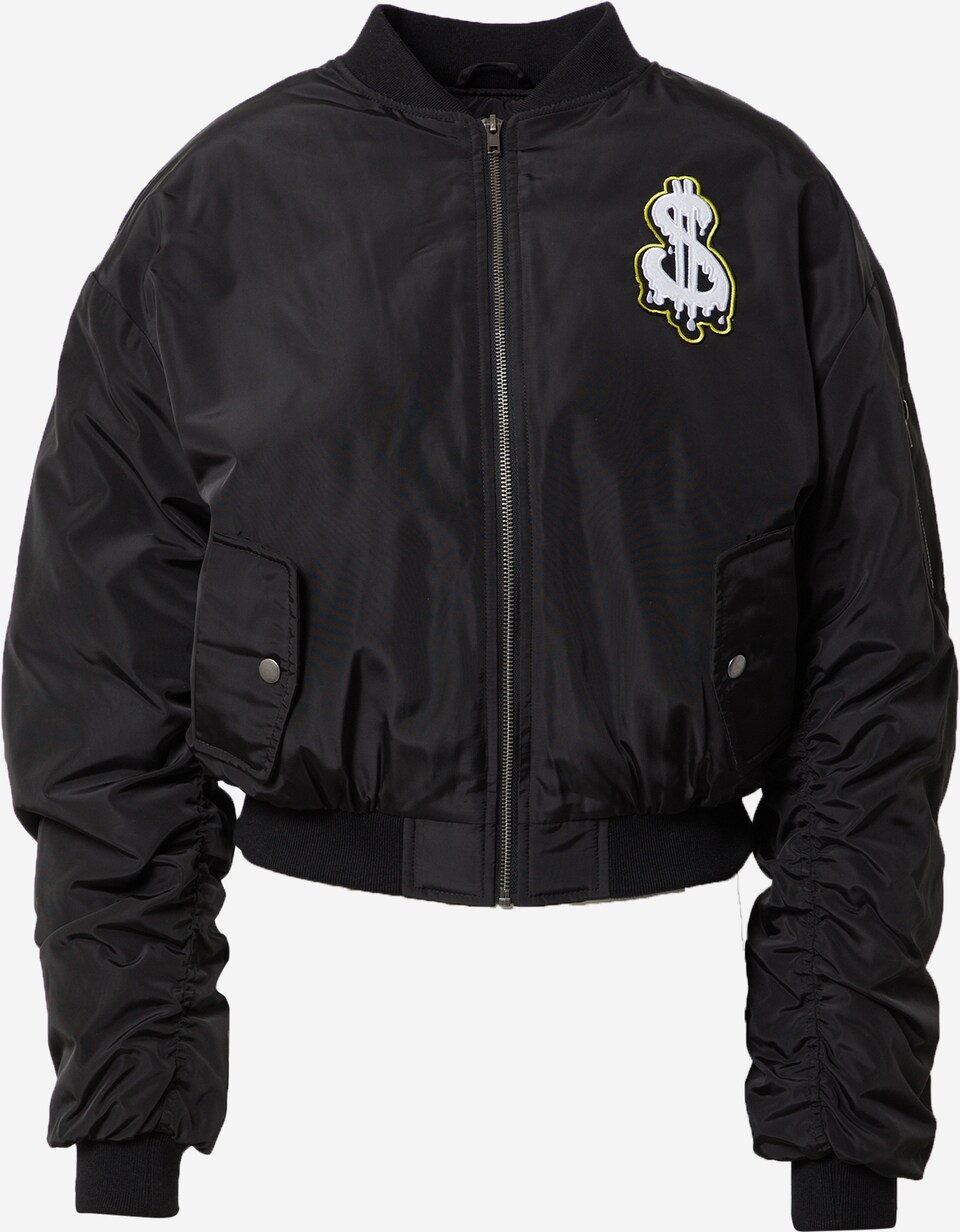 Cropped Puffy Bomber Jas Donkerblauw | Willy-Z Cropped Puffy Bomber Jas Donkerblauw | Willy-Z