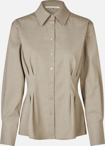 Chemisier SECOND FEMALE en beige : devant