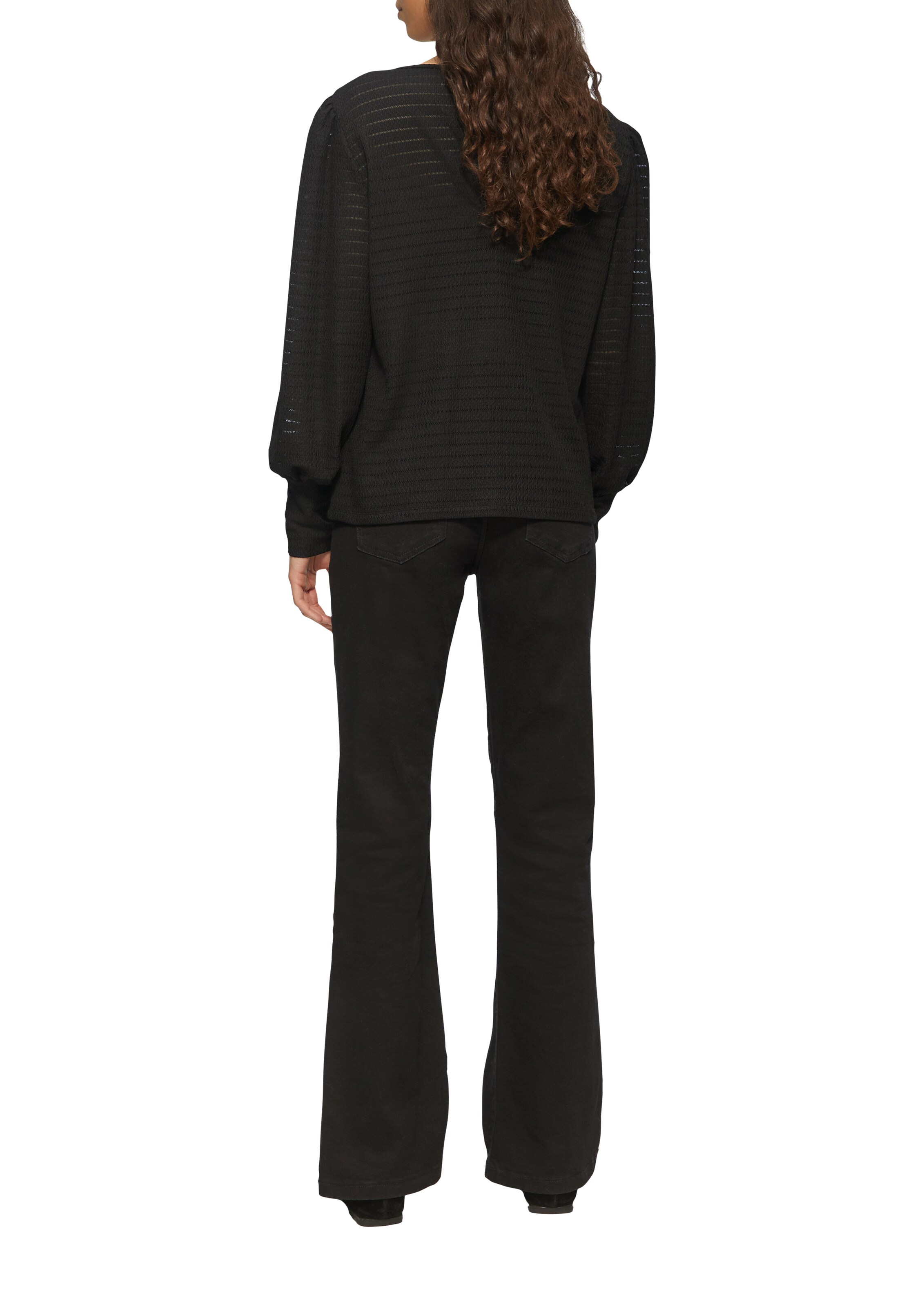 QS Tričko - Čierna