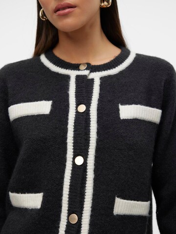 VERO MODA Gebreid vest 'VMRania' in Zwart