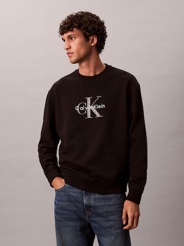 Calvin Klein Jeans Mikina – černá