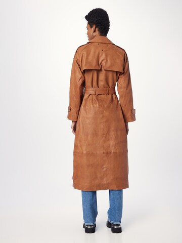 BE EDGY Between-Seasons Coat 'Meleyna' in Brown