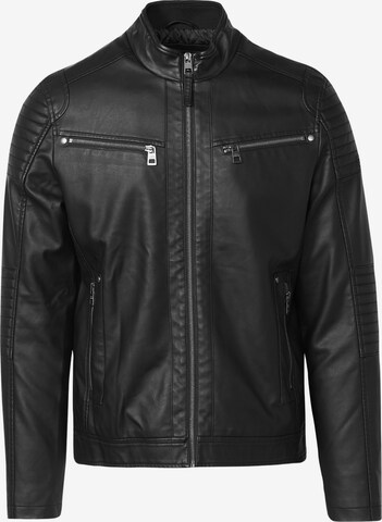 KOROSHI Between-season jacket in Black: front