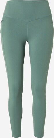 Skinny Pantaloni sport de la SKECHERS pe verde: față