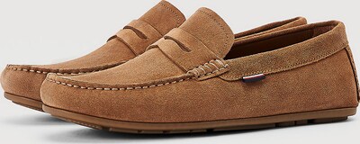 TOMMY HILFIGER Suede Cutout Drivers in beige, Produktansicht