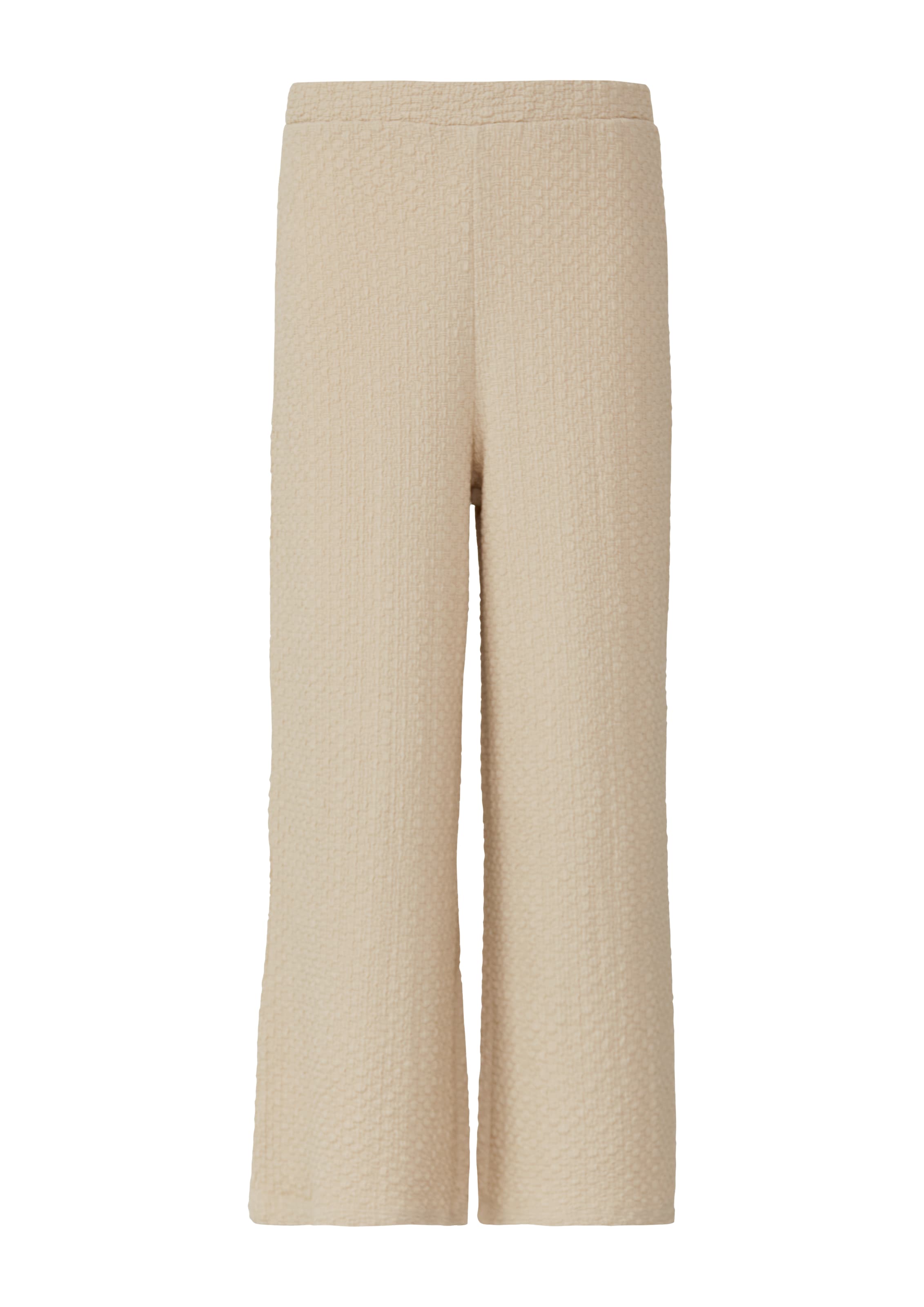s.Oliver BLACK LABEL Wide leg Broek in Beige: voorkant