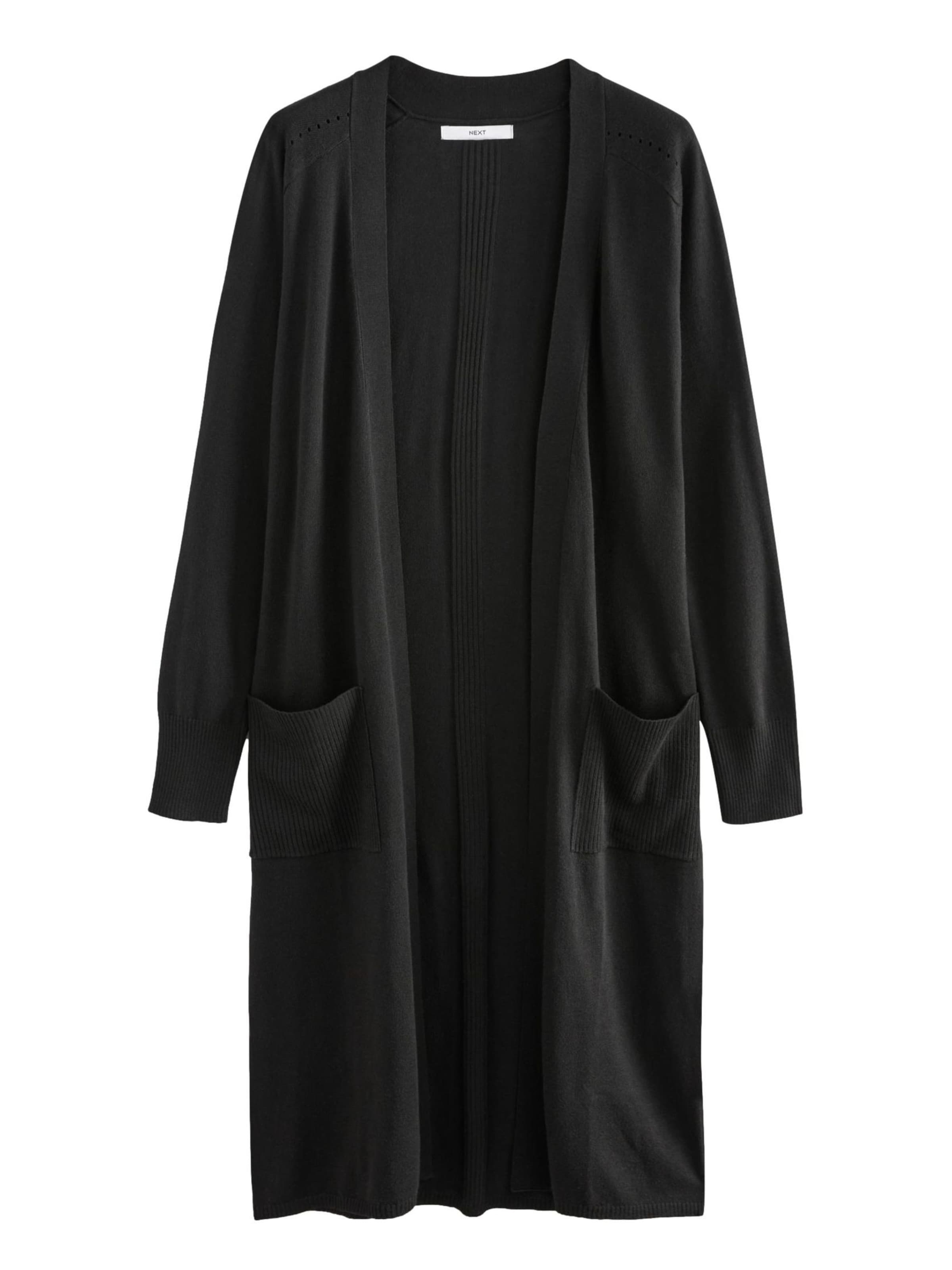 Next Strickjacke in Schwarz: Vorderseite