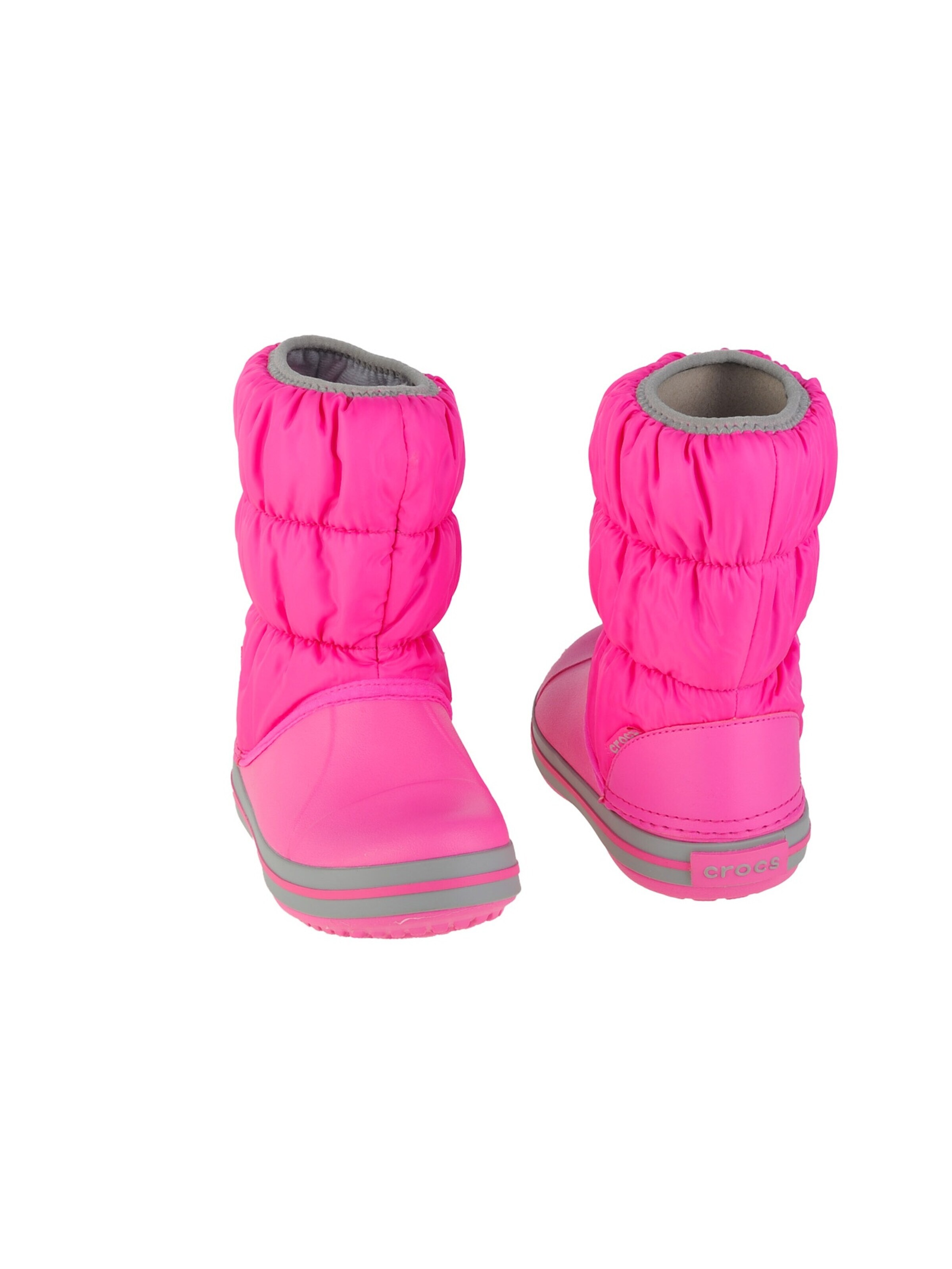Crocs Boot 'Crocs Winter Puff Boot Kids' in Pink